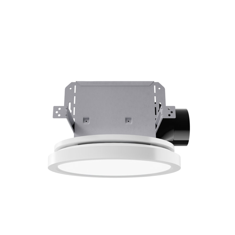 ANZZI 100 CFM 2.0 Sones Super Quiet Round Grill Ceiling Mount
